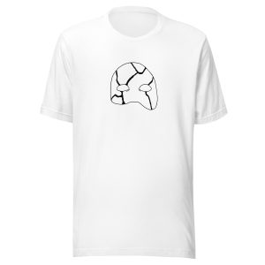 Mask on White Shirt